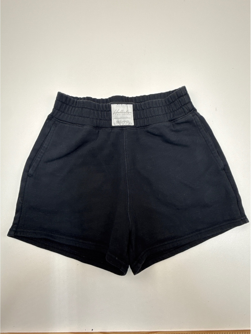 Hollister Ultra High-Rise Black Sweat Shorts XS